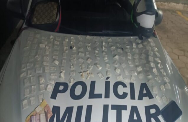 Caraguatatuba tem traficante preso com mais de 150 porções de drogas