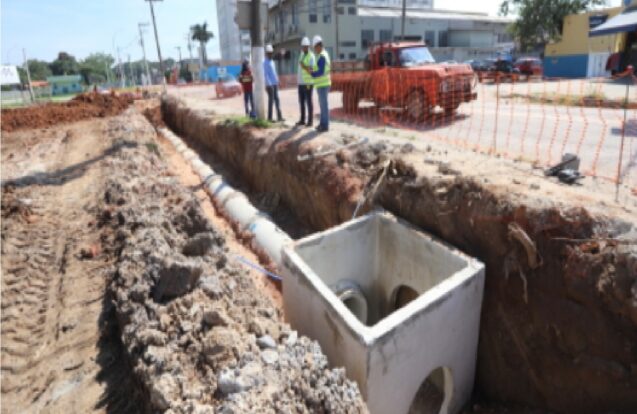 Duplicação da Avenida Malek Assad avança e entra em fase de drenagem em Jacareí