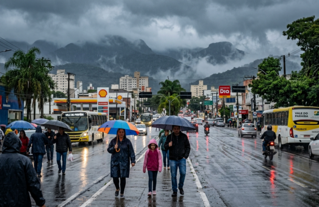 Fim de semana terá chuva e variação de temperatura no Vale do Paraíba e região
