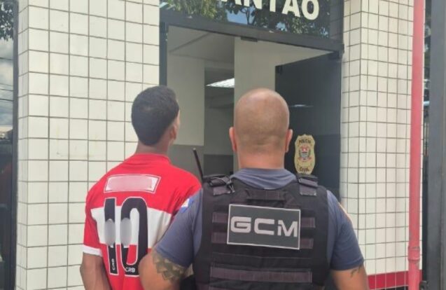 Homem suspeito de agredir companheira é detido no Jardim Eulália em Taubaté