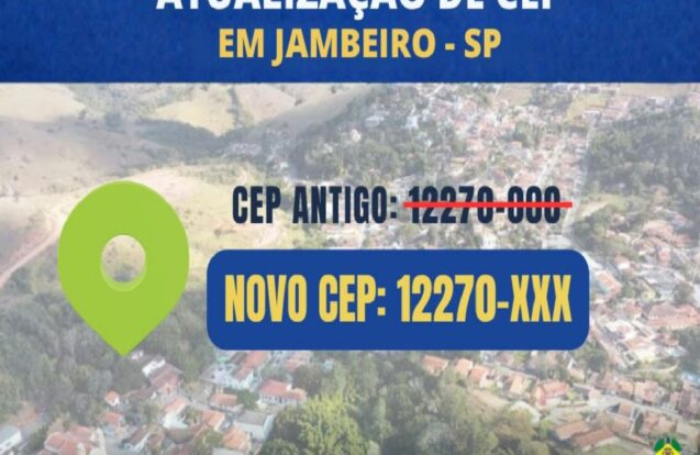 Jambeiro atualiza CEPs de ruas e bairros para melhorar serviços