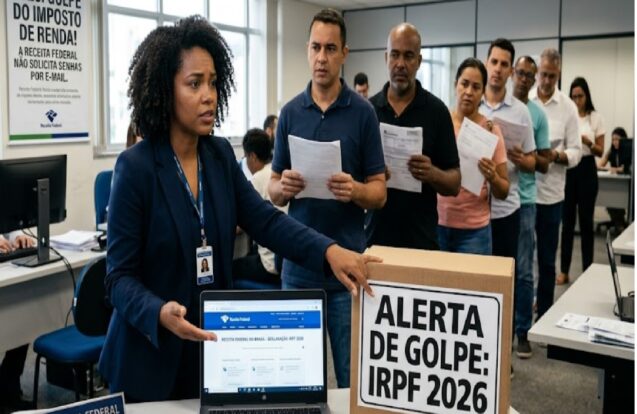 Receita Federal alerta para golpe do Imposto de Renda em 2026