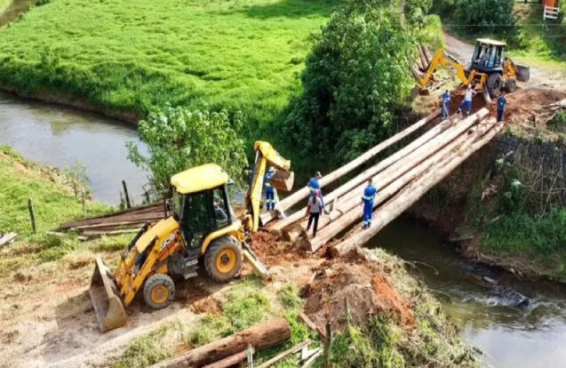 São Francisco Xavier em São José ganha nova ponte e melhora acesso no distrito