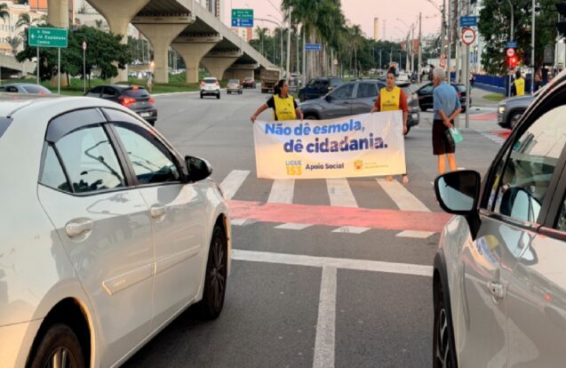 São José retoma campanha e orienta população a não dar esmola