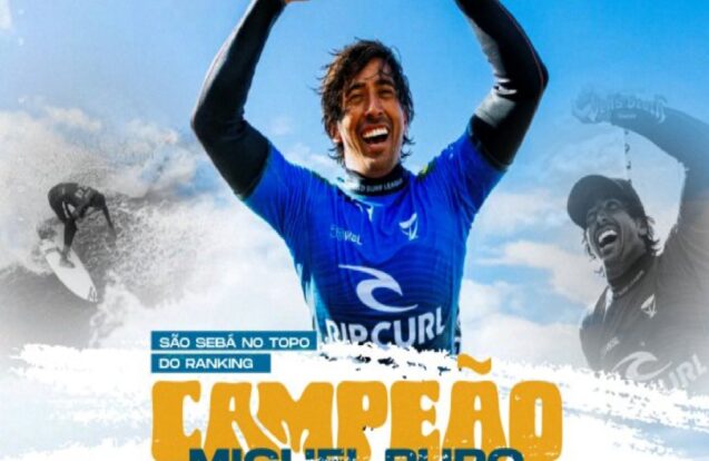São Sebastião comemora título de Miguel Pupo em etapa histórica do surfe