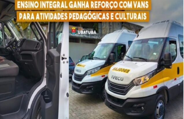 Ubatuba amplia ensino integral com vans para atividades fora da escola