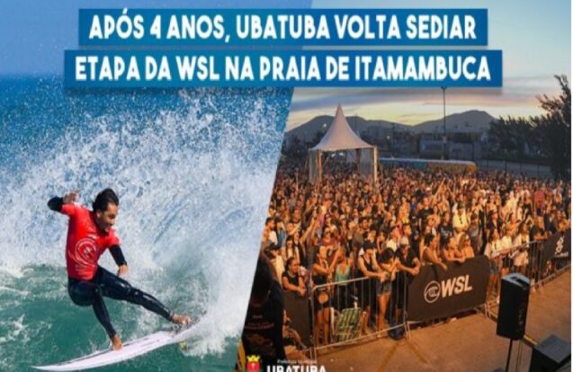 Ubatuba volta a receber etapa internacional de surfe após 4 anos