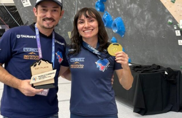Atleta de Taubaté conquista ouro em etapa da Copa do Mundo de Paraescalada