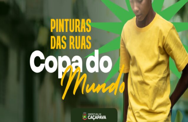 Caçapava libera pinturas nas ruas para a Copa do Mundo com regras específicas
