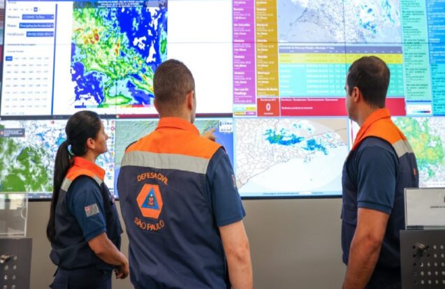Defesa Civil alerta para chuva forte e queda de temperatura no Vale e região