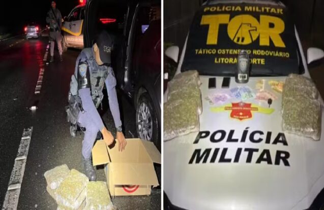 Espanhol é preso com mais de 4 kg de flor de maconha na Serra de Ubatuba