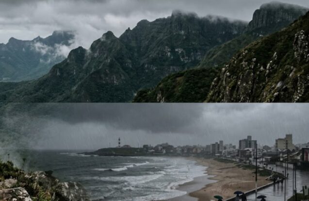 Fim de semana terá frio na Serra e chuva no Litoral Norte