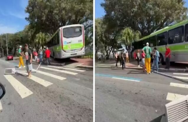 Menino de 10 anos fica gravemente ferido após acidente com ônibus em São José dos Campos