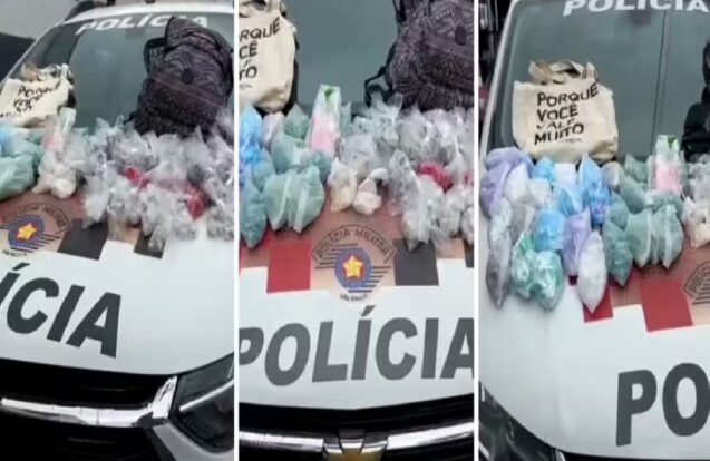 Polícia apreende mais de 4 mil porções de drogas e prende suspeito em Ubatuba