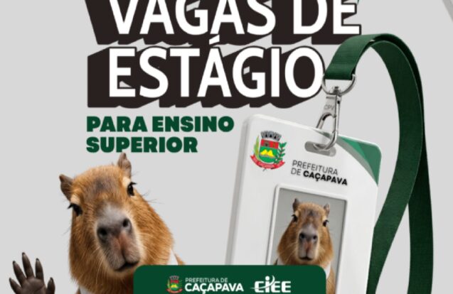 Prefeitura de Caçapava abre vagas de estágio em Finanças e Turismo