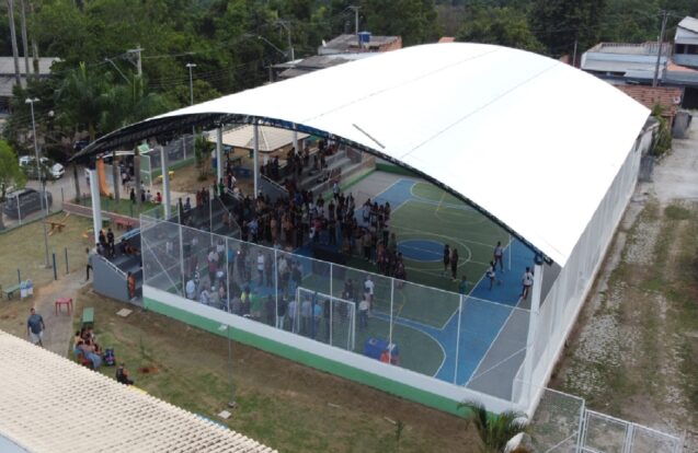 Prefeitura de Lorena reinaugura quadra da Ponte Nova após reforma