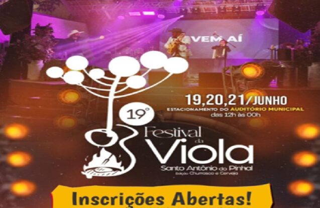 Festival da Viola de Santo Antônio do Pinhal abre inscrições para violeiros e músicos