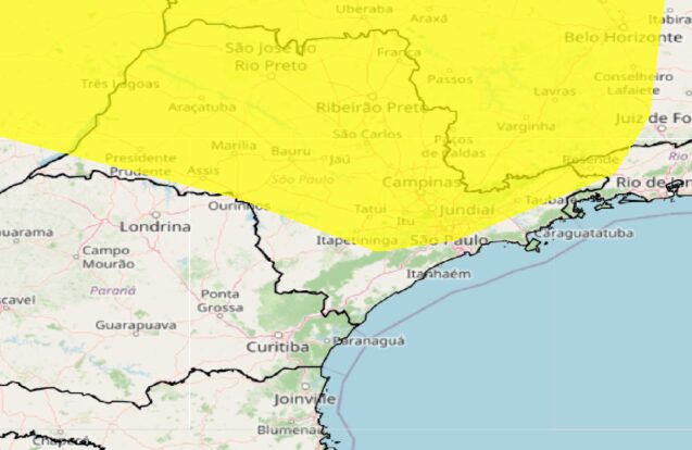 Frente fria muda o tempo e chuva deve voltar ao Vale do Paraíba no fim da semana