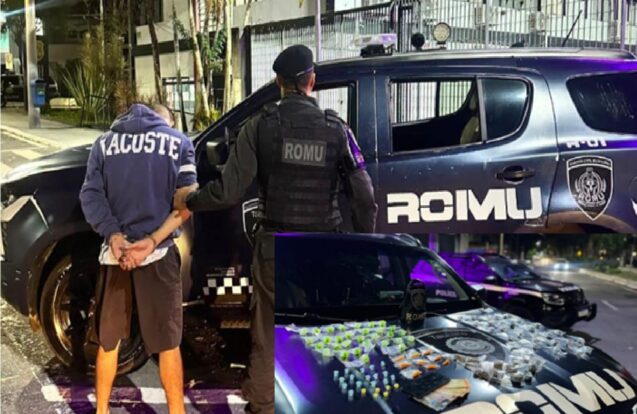 Homem é preso com mais de 100 porções de drogas durante operação em Taubaté