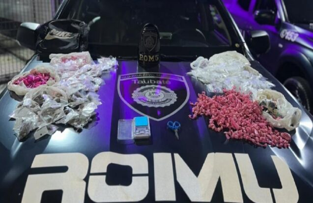 Mais de 2 mil porções de drogas são apreendidas pela GCM em Taubaté