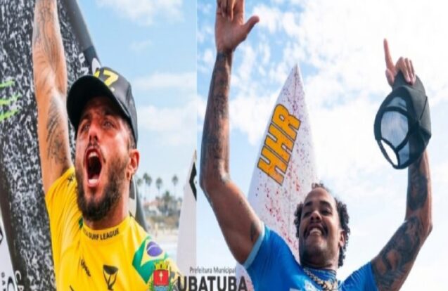 Ubatuba terá dois representantes na elite do surfe mundial no Rio Pro 2026
