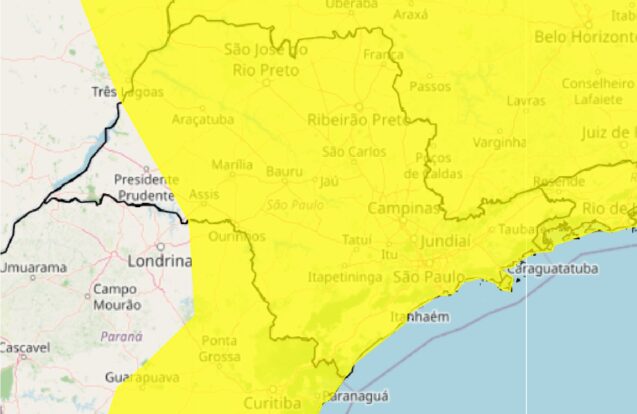 Vale do Paraíba entra em alerta para queda de temperatura até sábado