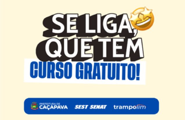 Caçapava abre inscrições para cursos gratuitos de Logística e Informática