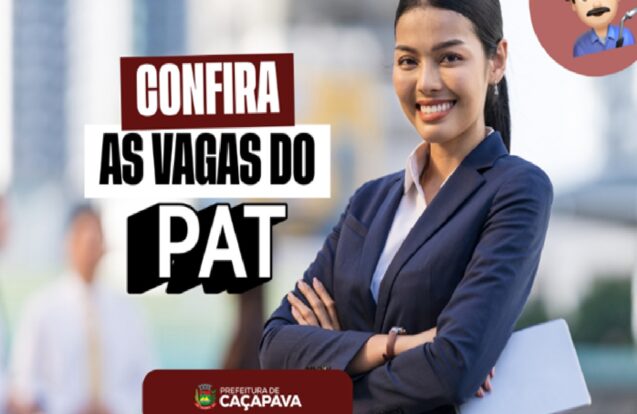 Caçapava tem novas vagas de emprego disponíveis no PAT
