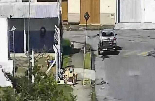 Câmeras flagram descarte irregular e infrator é multado em Taubaté