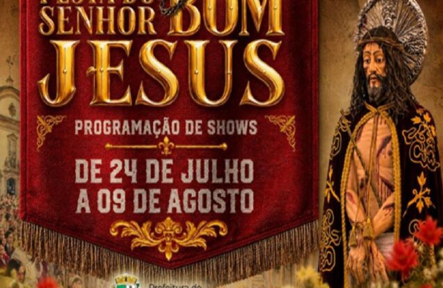 Festa do Senhor Bom Jesus 2026 terá shows gratuitos em Tremembé