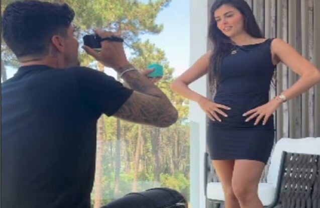 Gabriel Medina fica noivo de Isabella Arantes e compartilha momento do pedido
