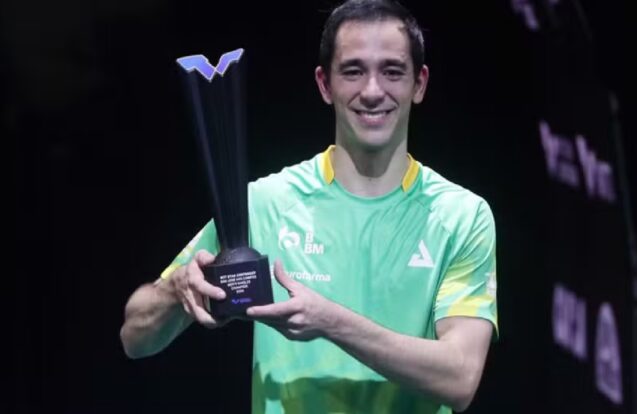 Hugo Calderano é campeão do WTT em São José dos Campos após final emocionante
