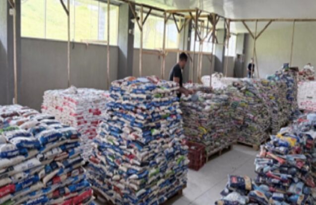 Jacareí Expo Agro arrecada 23 toneladas de alimentos para famílias e entidades sociais
