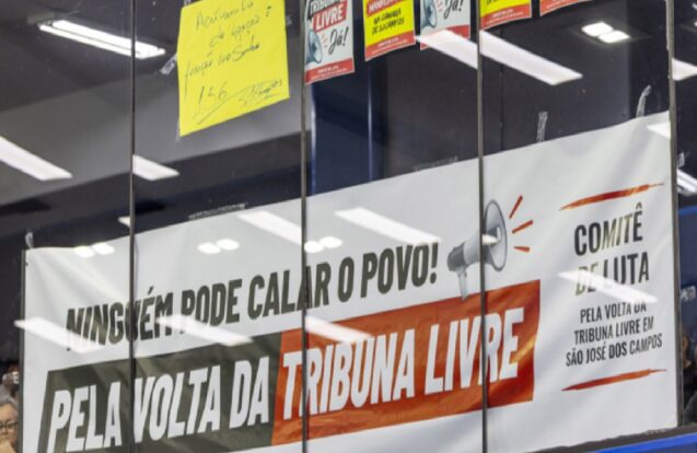 Justiça pede explicações sobre o fim da Tribuna Livre em São José
