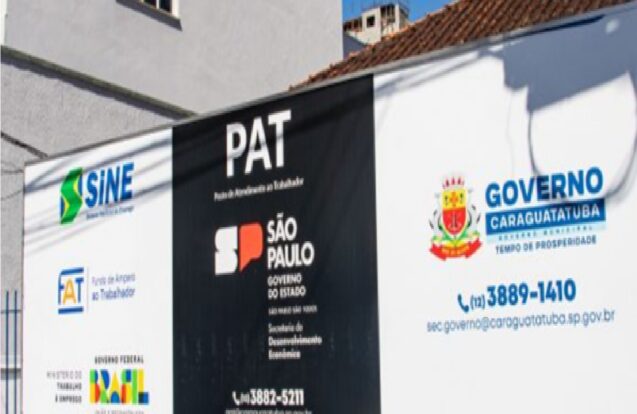 PAT de Caraguatatuba oferece 103 vagas de emprego nesta semana
