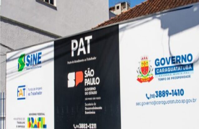 PAT de Caraguatatuba oferece 106 vagas de emprego