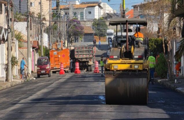 Taubaté inicia recapeamento na avenida Dr. Mário Banhara