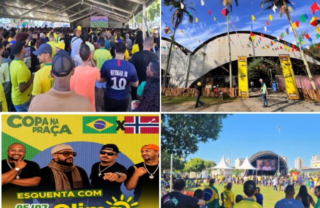 Vale do Paraíba terá telões para Brasil x Noruega neste domingo; veja onde assistir