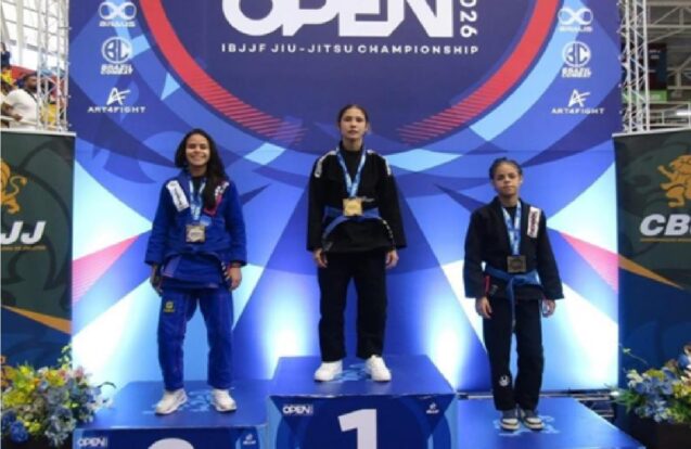 Atleta de Taubaté conquista prata em torneio internacional de jiu-jítsu