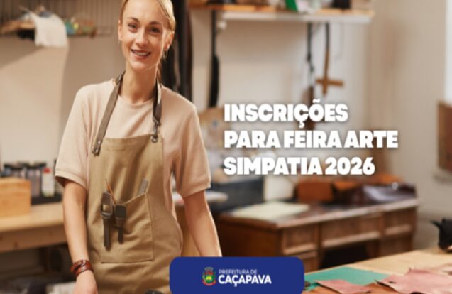 Caçapava abre 17 vagas para artesãos na Feira Arte e Simpatia