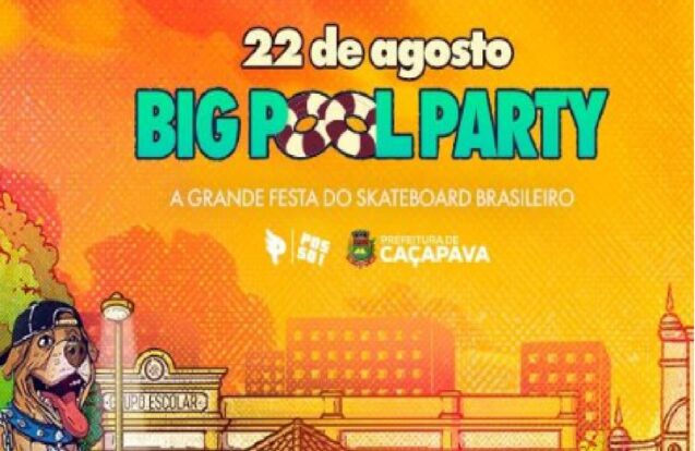 Caçapava recebe Big Pool Party 2026, evento nacional de skate