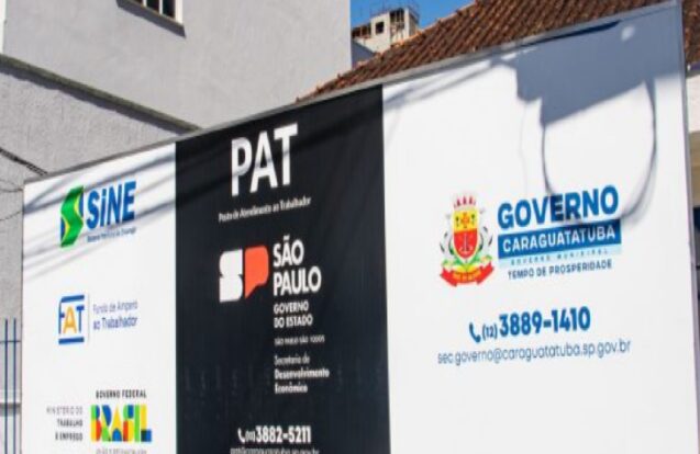 Caraguatatuba tem 94 vagas de emprego disponíveis no PAT