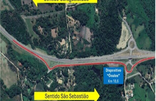 Obras alteram o trânsito no Contorno Sul da Tamoios por cerca de 30 dias