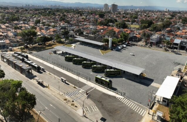 São José dos Campos entrega nova estação para recarga de ônibus elétricos
