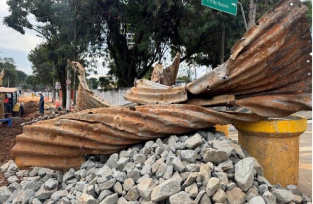 Taubaté avança com obra antienchente na Avenida do Povo