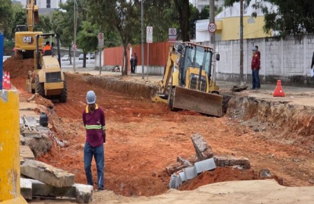 Taubaté entra na reta final das obras de drenagem na Avenida do Povo