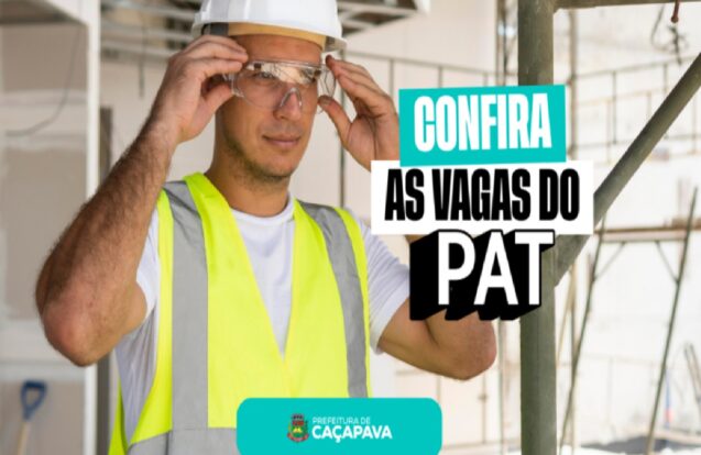 Caçapava tem novas vagas de emprego disponíveis no PAT