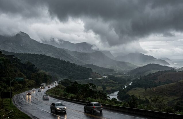 Fim de semana terá chuva e queda de temperatura no Vale, Litoral e Mantiqueira