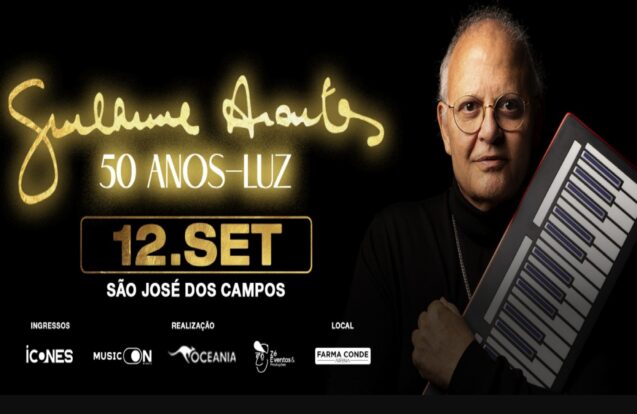 Guilherme Arantes apresenta show de 50 anos de carreira em São José