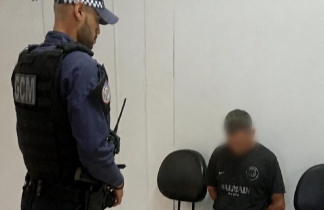 Pinda GCM prende suspeito após roubo de celular no Mombaça